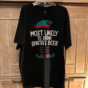 Funny Christmas T-Shirt - Black